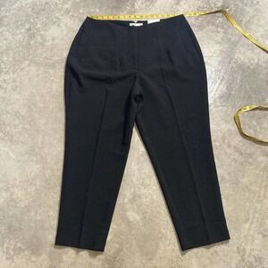 Nine West Pants Women‎ Sz 18 Black High Rise Tapered Curvy